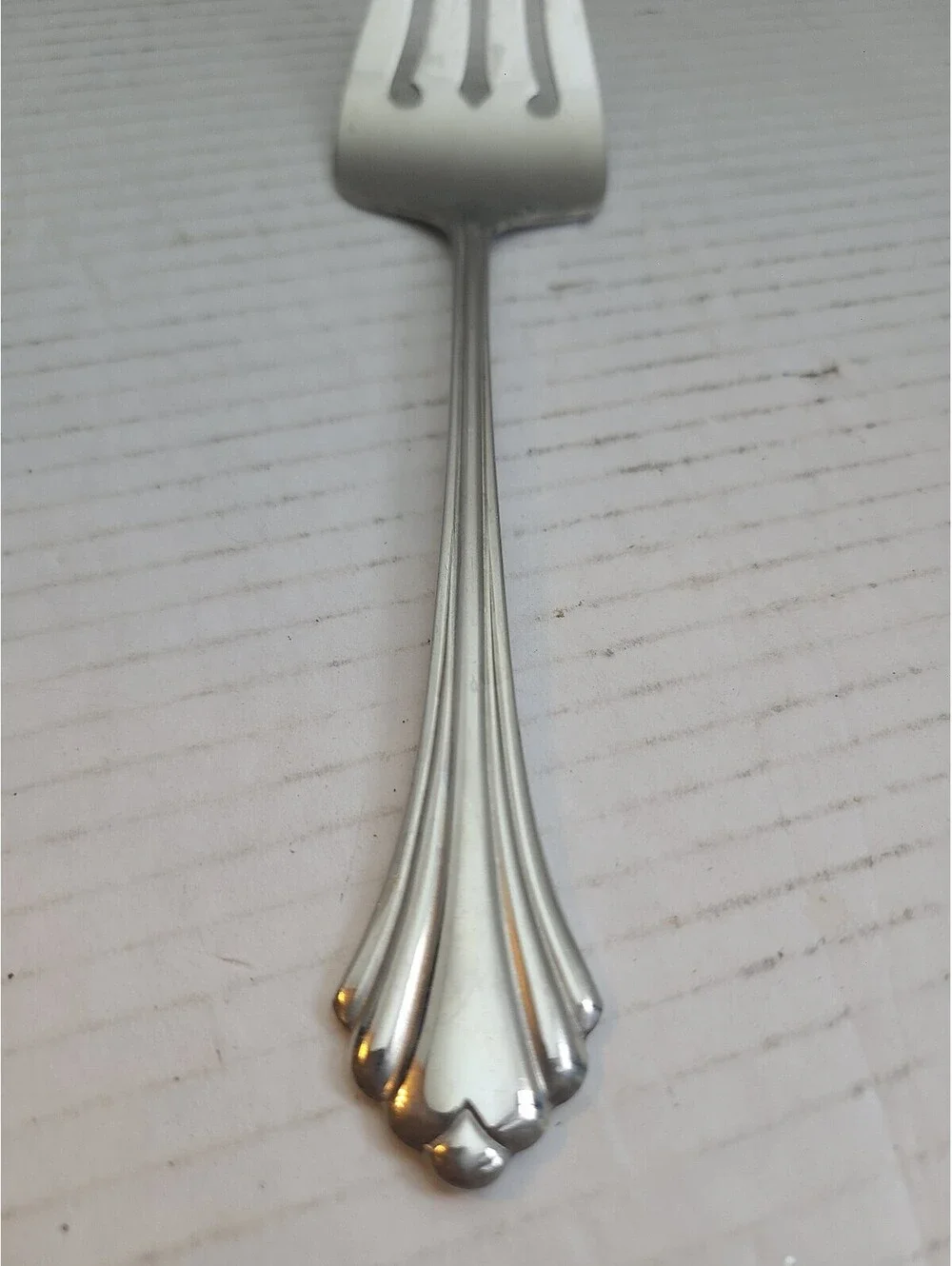 Oneida Bancroft Fortune Vintage Stainless Steel Meat Serving Fork